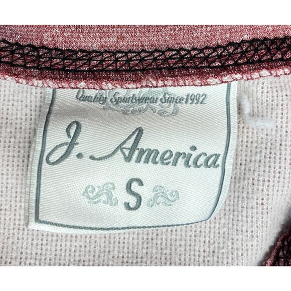 Arkansas Razorbacks grey 1/4 zip. size women's Small , J. America - Picture 7 of 9